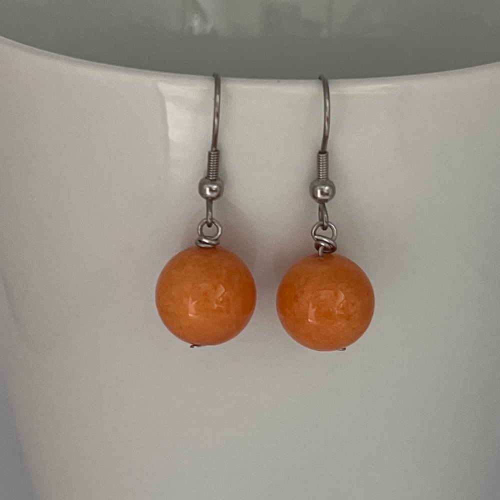 Orange Earrings
